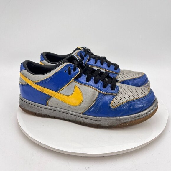 Nike Dunk Low Supreme Ronaldo R9 Mercurial Men Size 9 318643-071 Blue Shoes - Picture 5 of 16